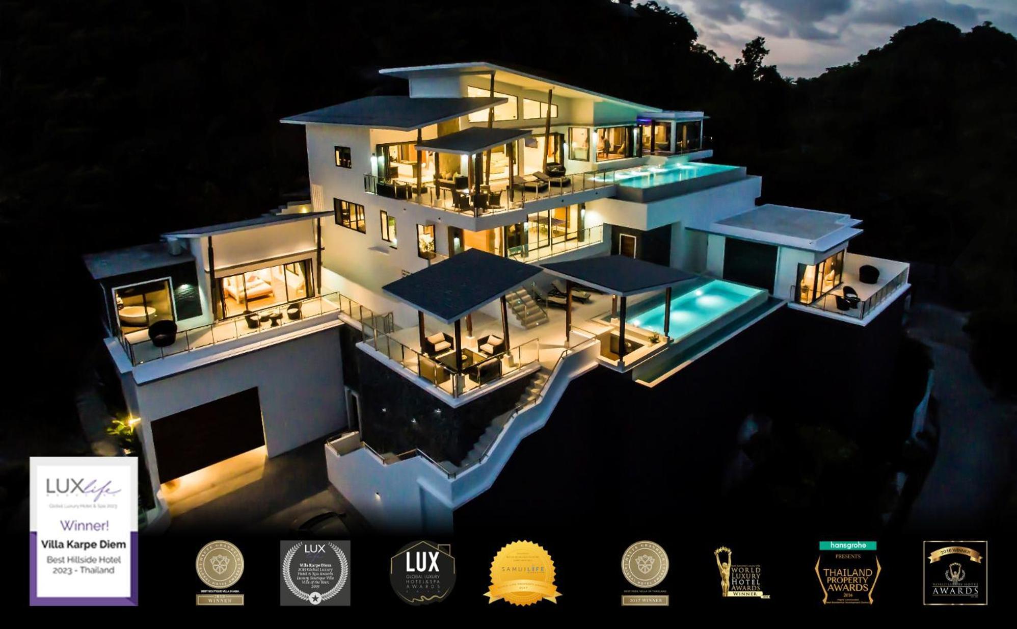 Karpe Diem Villa - Twin Infinity Pools Strand von Chaweng Exterior foto