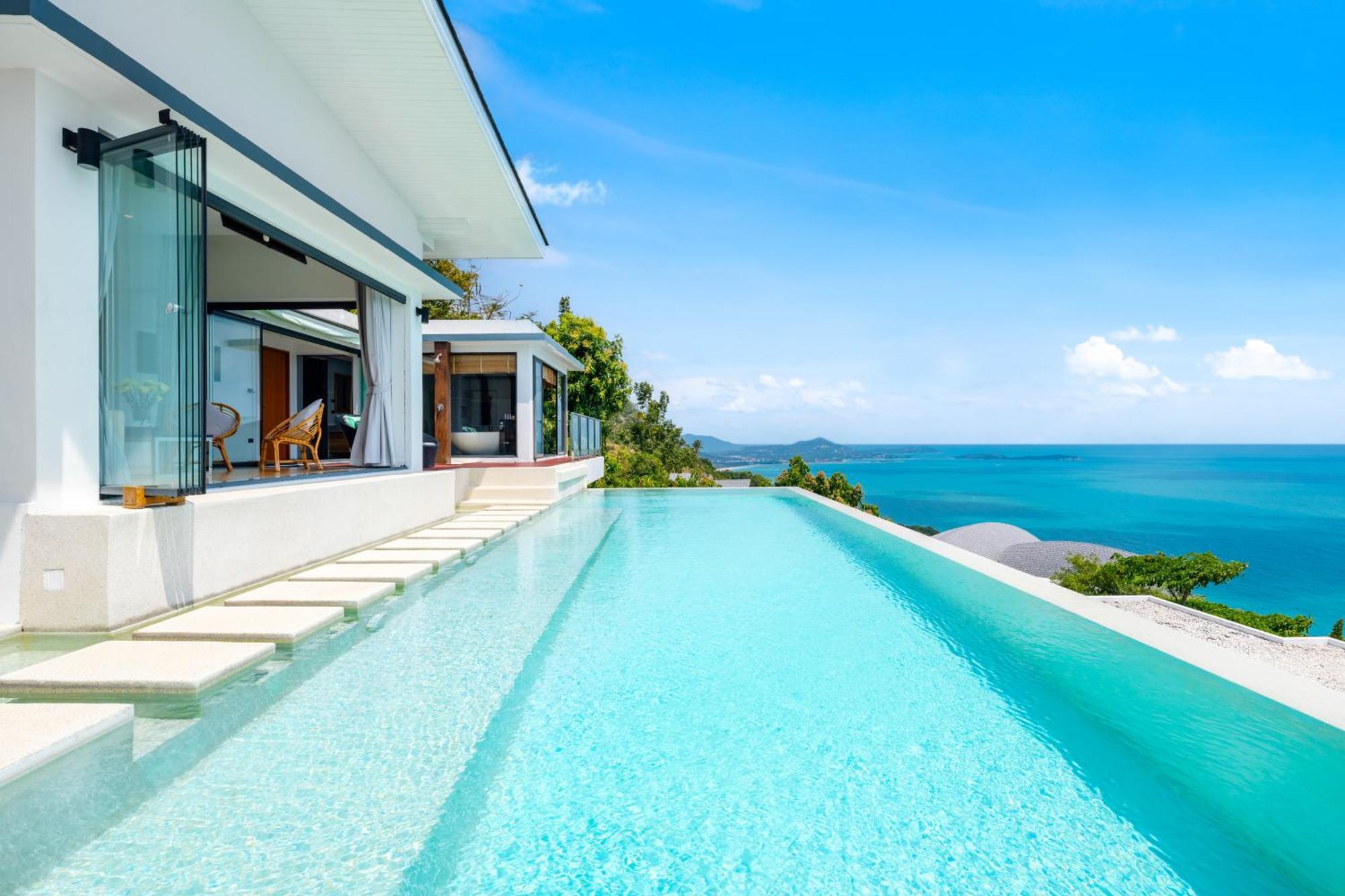 Karpe Diem Villa - Twin Infinity Pools Strand von Chaweng Exterior foto