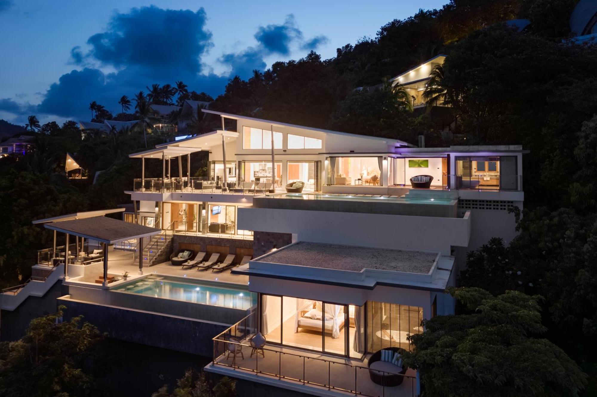 Karpe Diem Villa - Twin Infinity Pools Strand von Chaweng Exterior foto