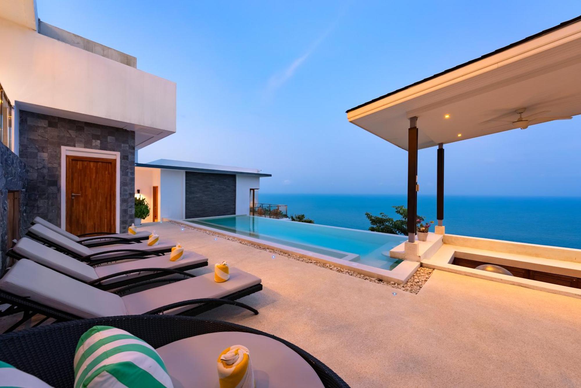 Karpe Diem Villa - Twin Infinity Pools Strand von Chaweng Exterior foto