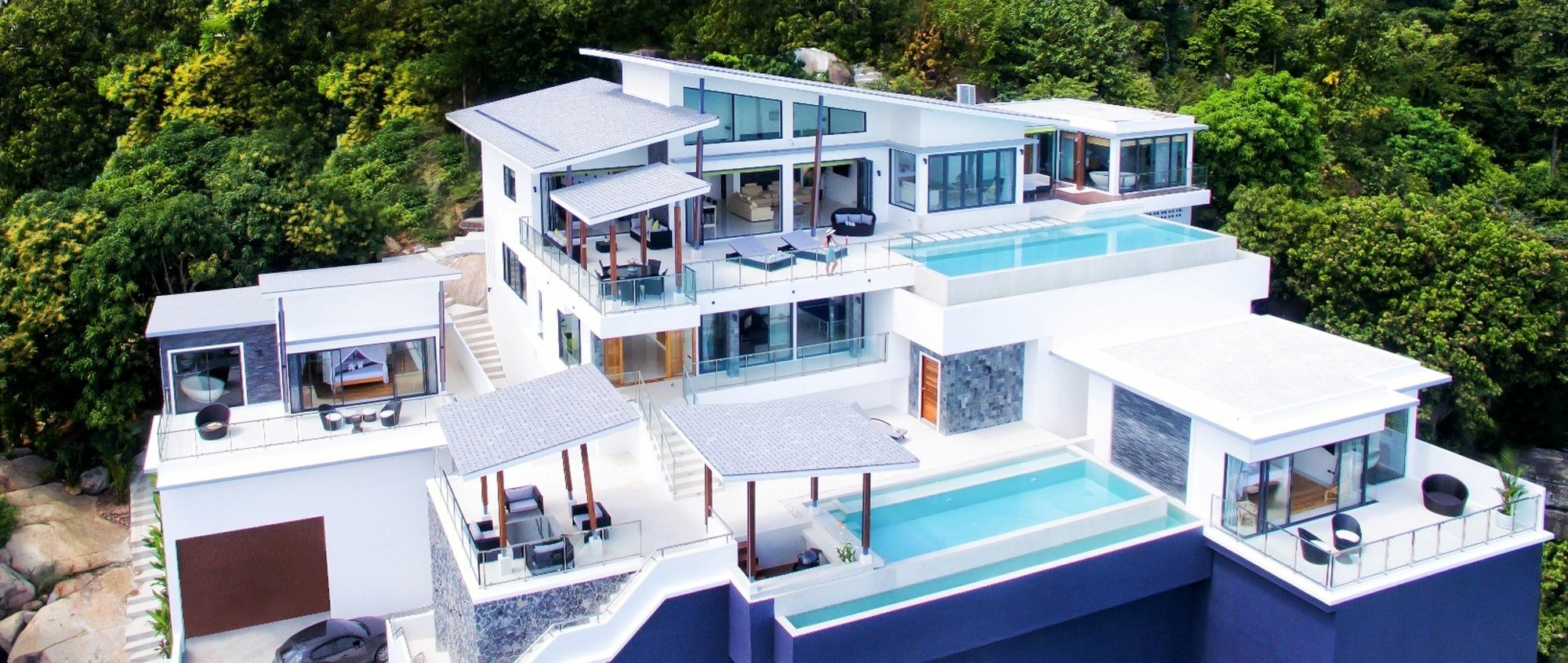 Karpe Diem Villa - Twin Infinity Pools Strand von Chaweng Exterior foto